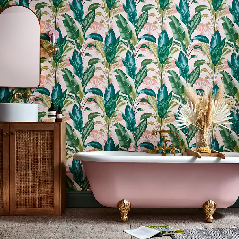 Tapet Envy. Leaf It Out Sunrise