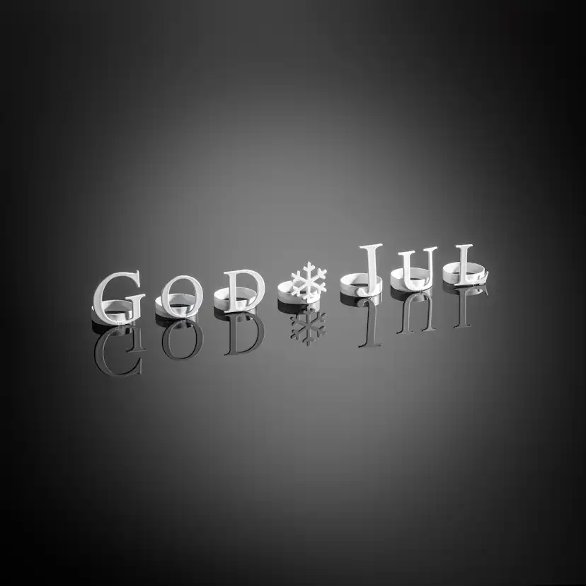 Dekorationsbokstäver Gnosjö Konstsmide God Jul