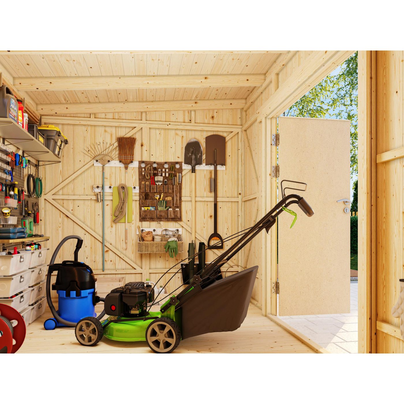 Förråd Palmako Stig 8,4 m2 (inv. 8,2 m2)