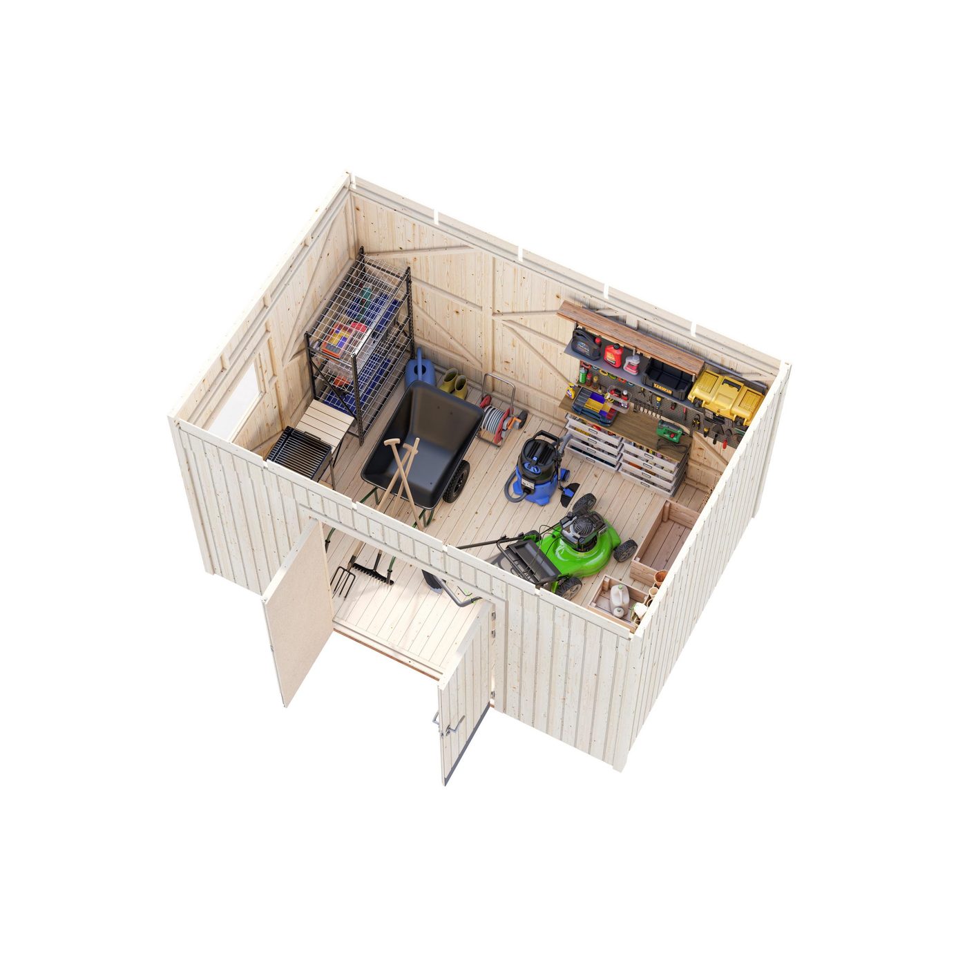 Förråd Palmako Stig 8,4 m2 (inv. 8,2 m2)