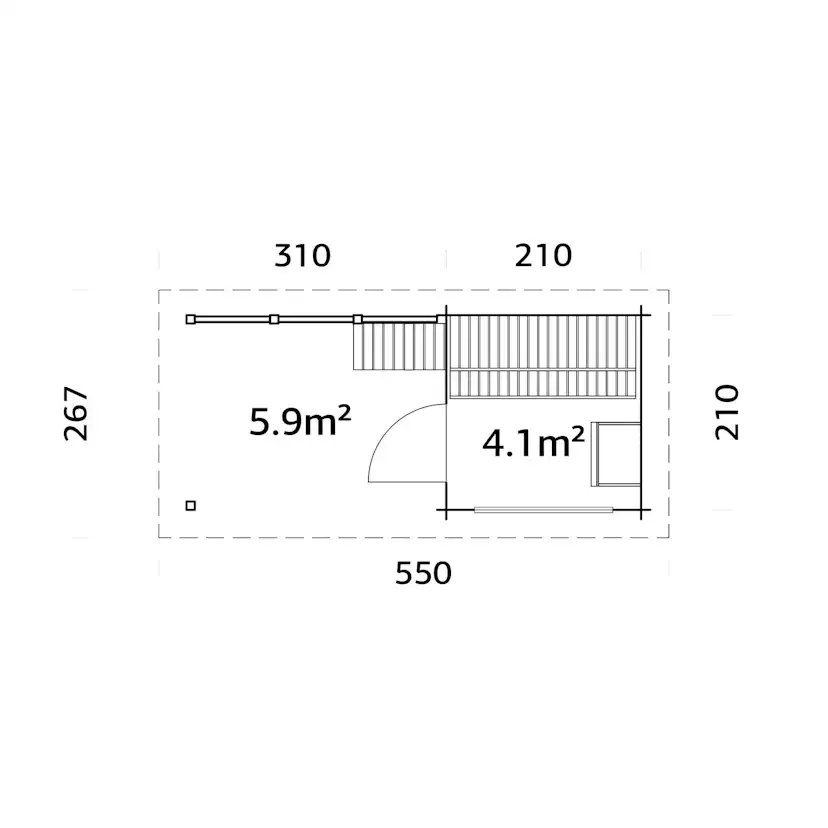 Bastu Palmako Sanna 10,5 m2