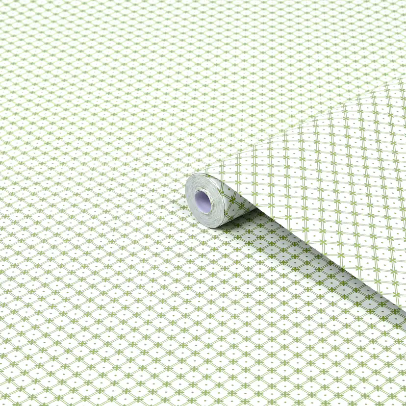 Tapet Laura Ashley Wickerwork Leaf Grön 119848