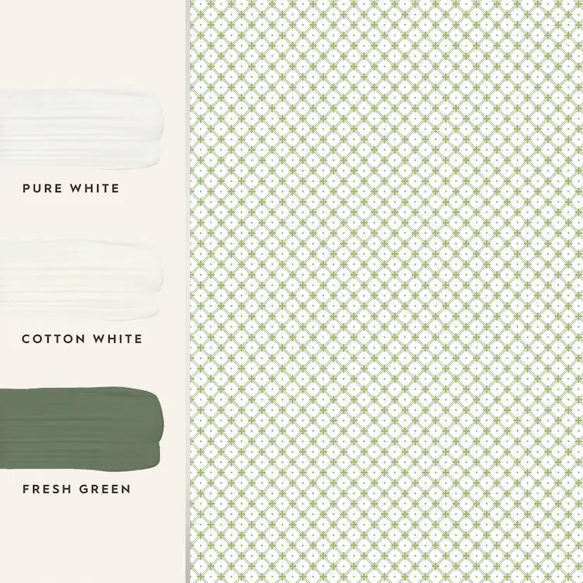 Tapet Laura Ashley Wickerwork Leaf Grön 119848