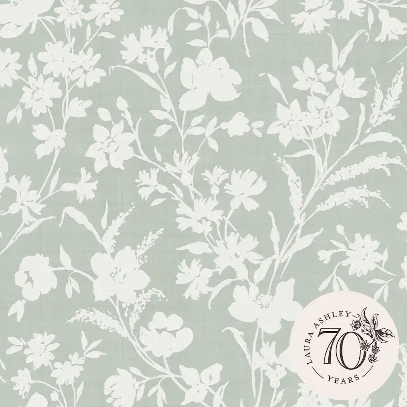 Tapet Laura Ashley Rye Sage Grön 119855