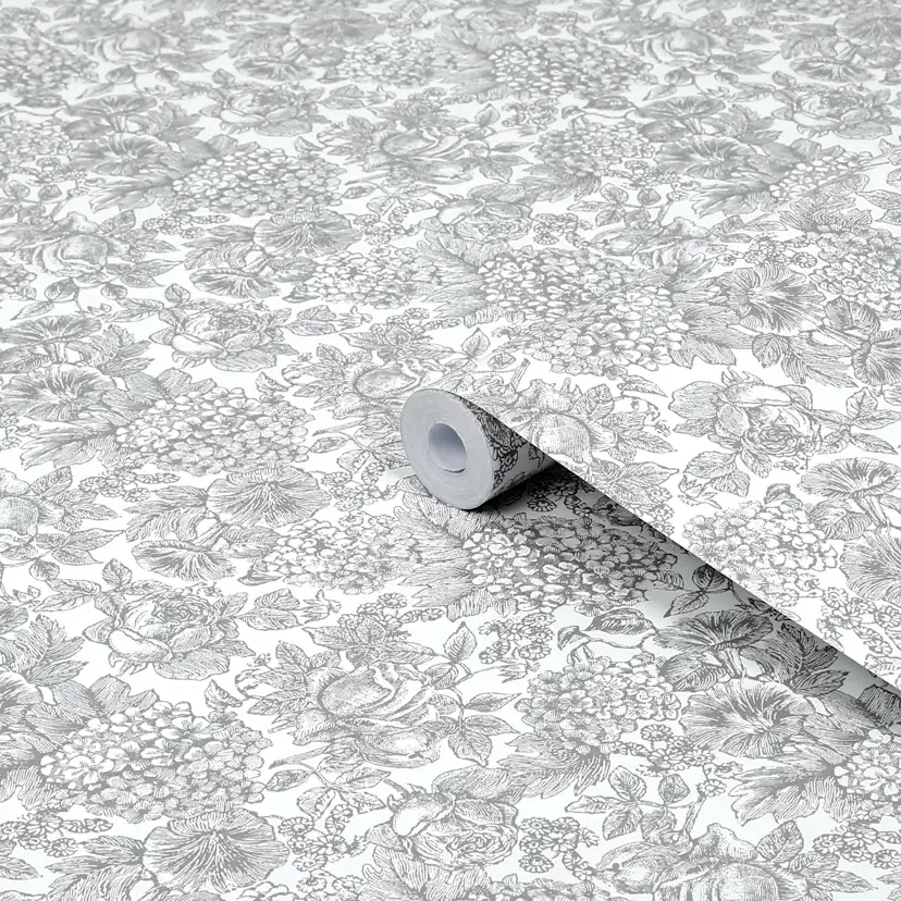Tapet Laura Ashley Louise Slate Grå 119859