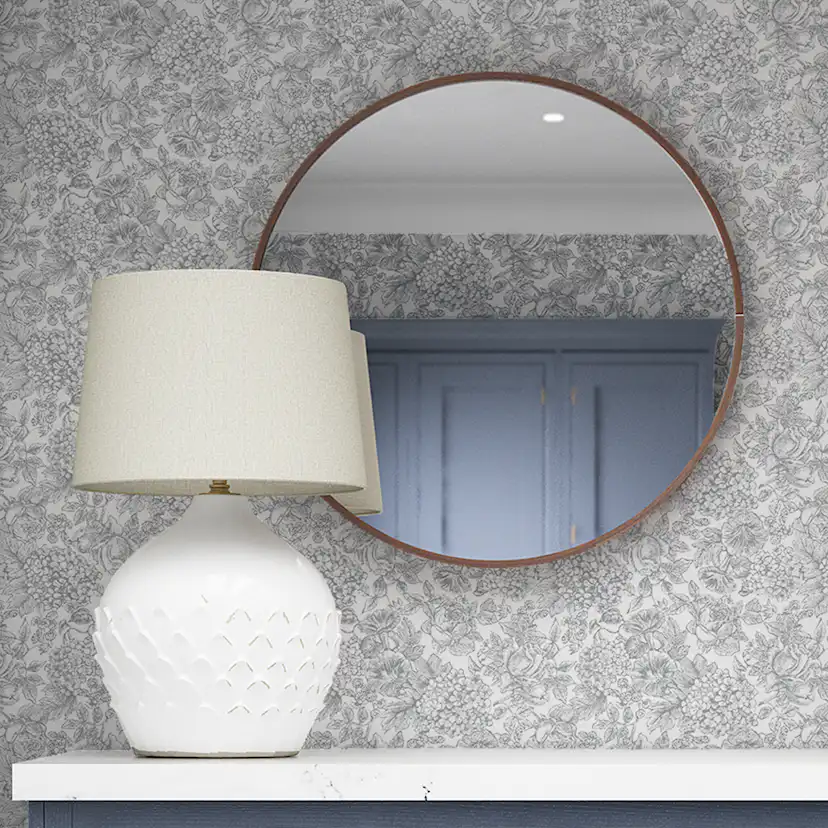 Tapet Laura Ashley Louise Slate Grå 119859