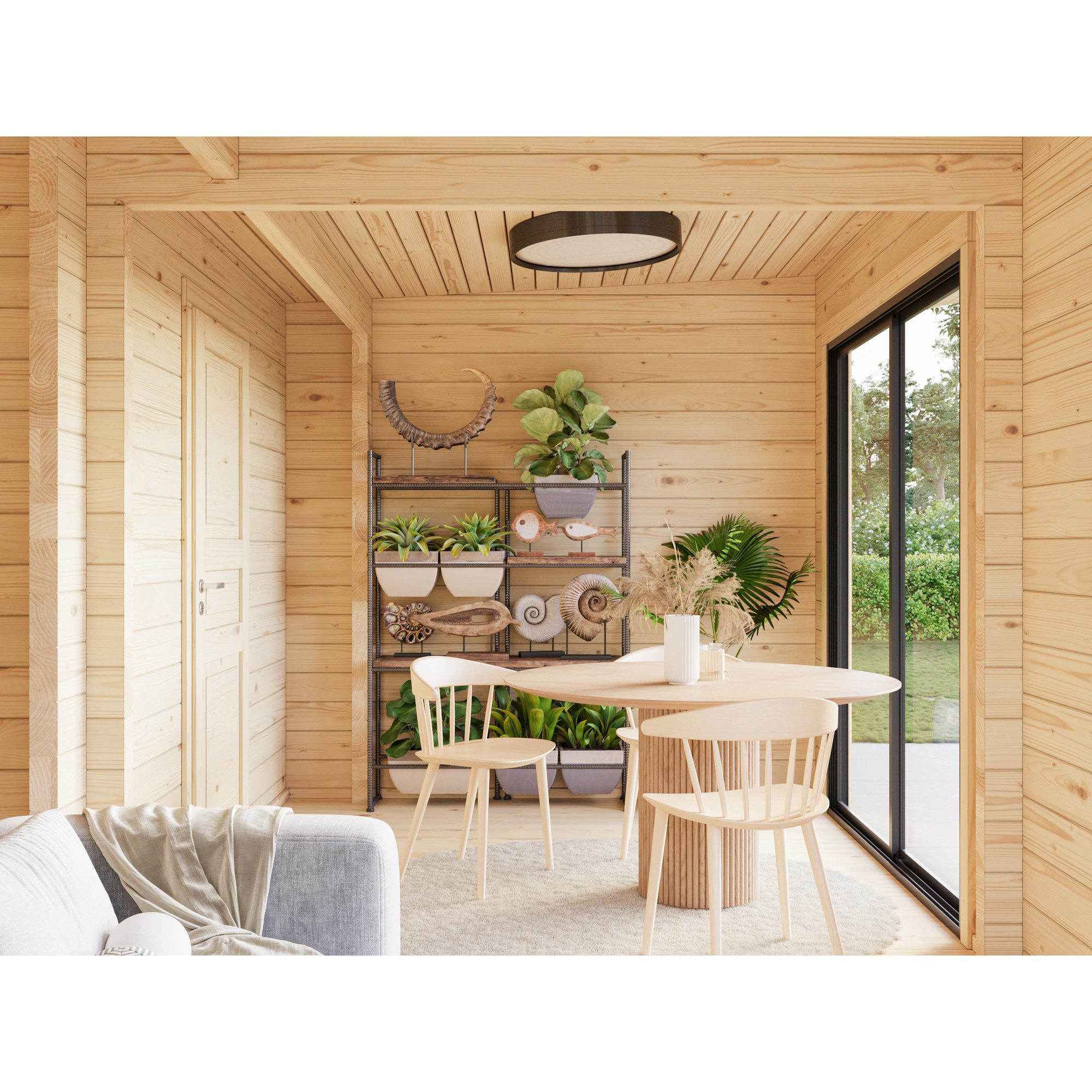 Trädgårdshus Palmako Cecilia 29,7 m² (inv. 27,3 m²)