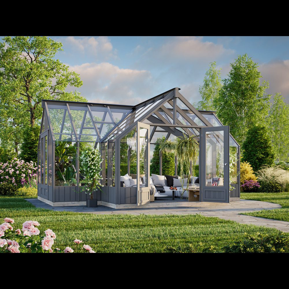 Växthus Palmako Emilia 19,9 m² (inv. 19,1 m²)