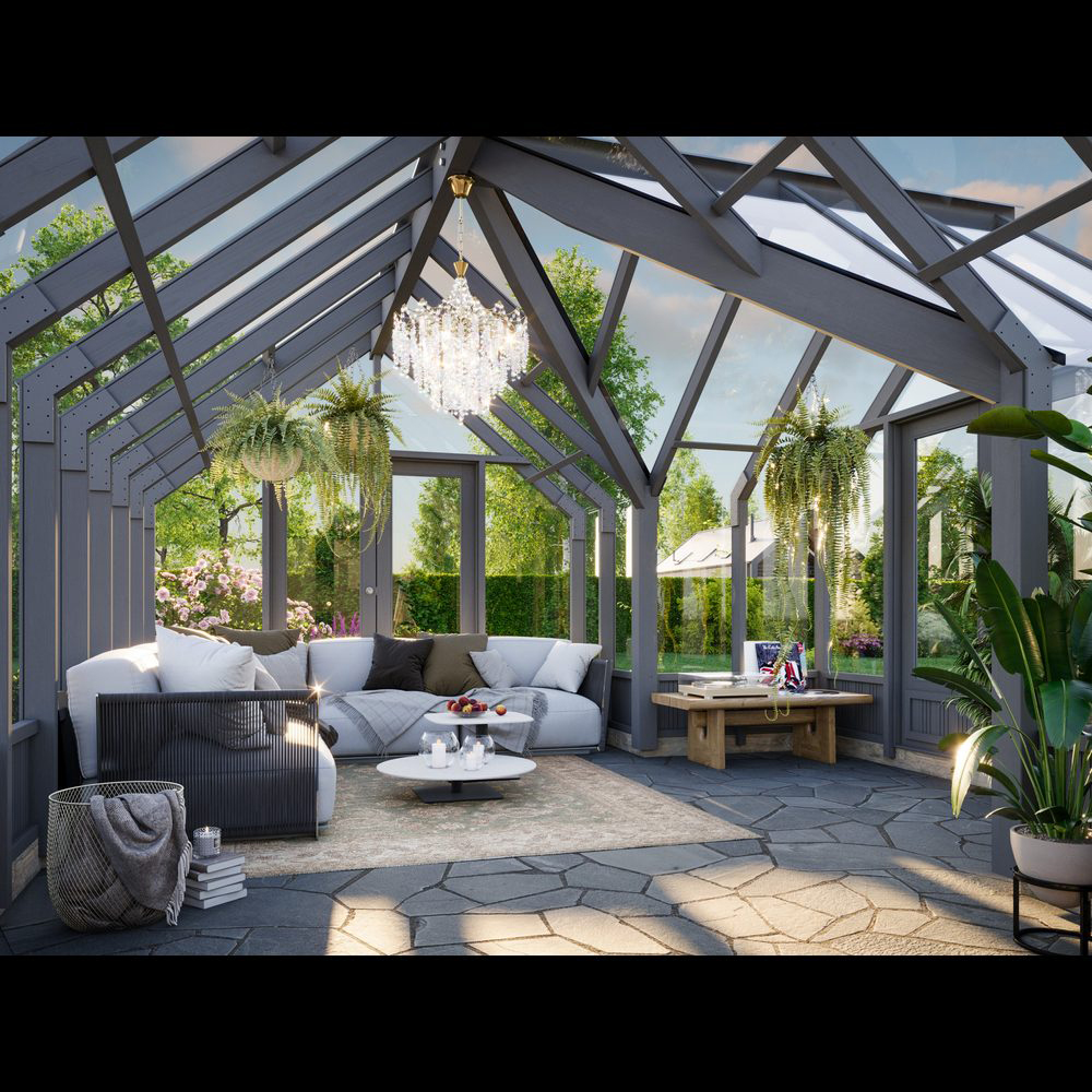 Växthus Palmako Emilia 19,9 m² (inv. 19,1 m²)