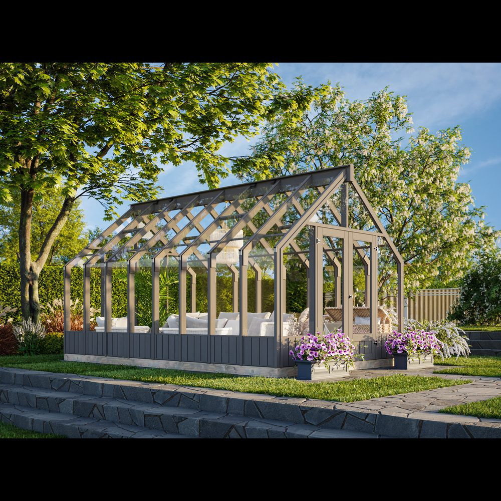 Växthus Palmako Emilia 14,5 m² (inv. 13,8 m²)