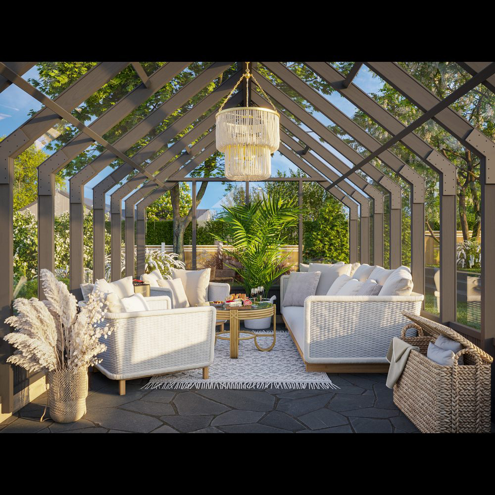 Växthus Palmako Emilia 14,5 m² (inv. 13,8 m²)