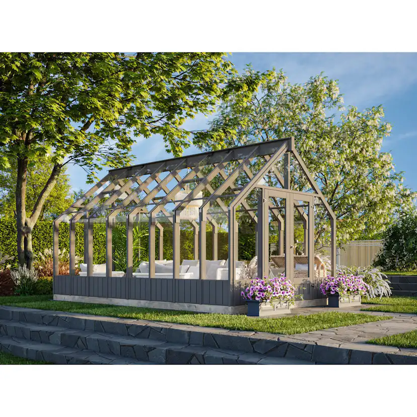 Växthus Palmako Emilia 14,5 m² (inv. 13,8 m²)