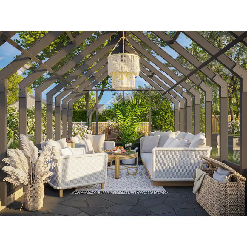 Växthus Palmako Emilia 14,5 m² (inv. 13,8 m²)