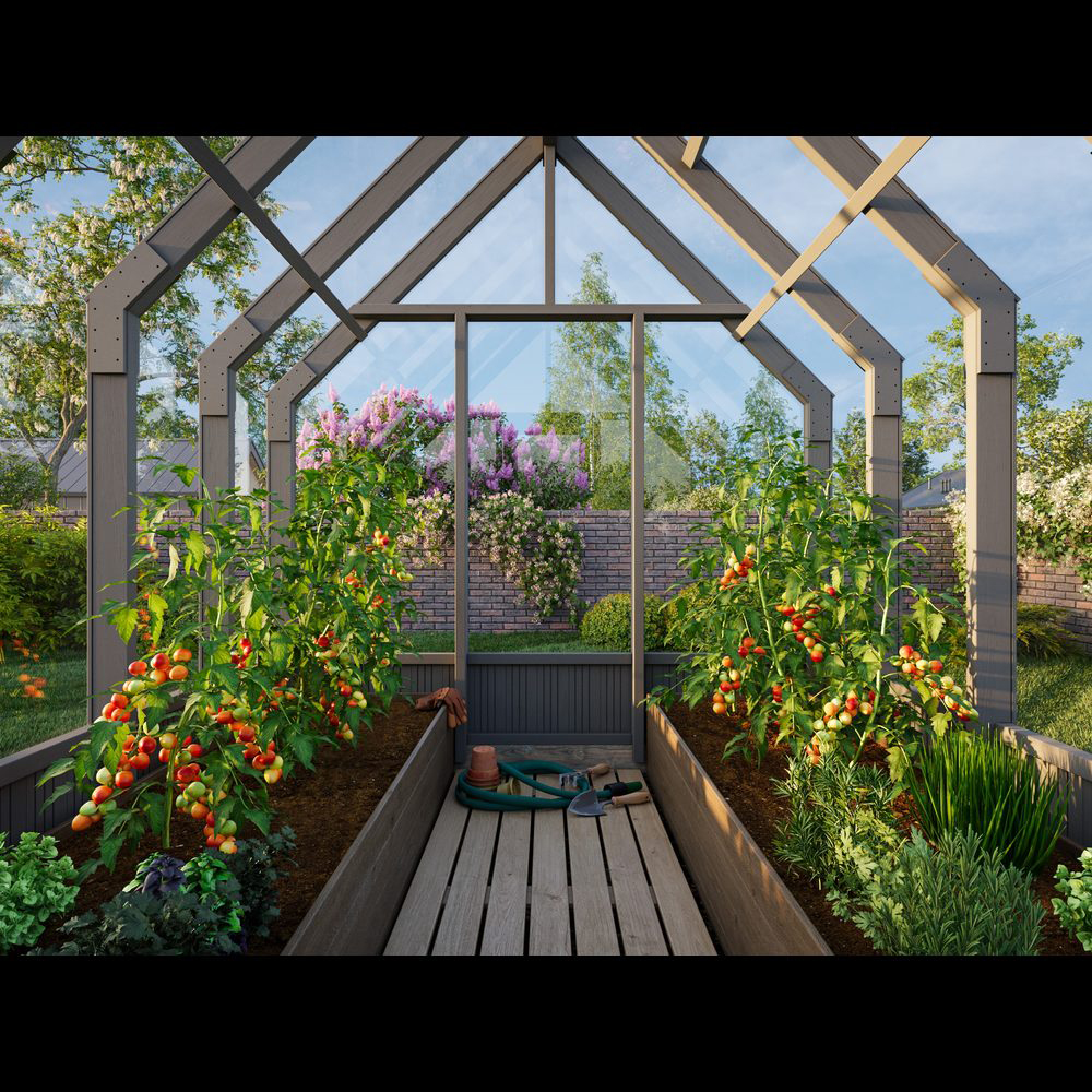 Växthus Palmako Emilia 5,8 m² (inv. 5,4 m²)