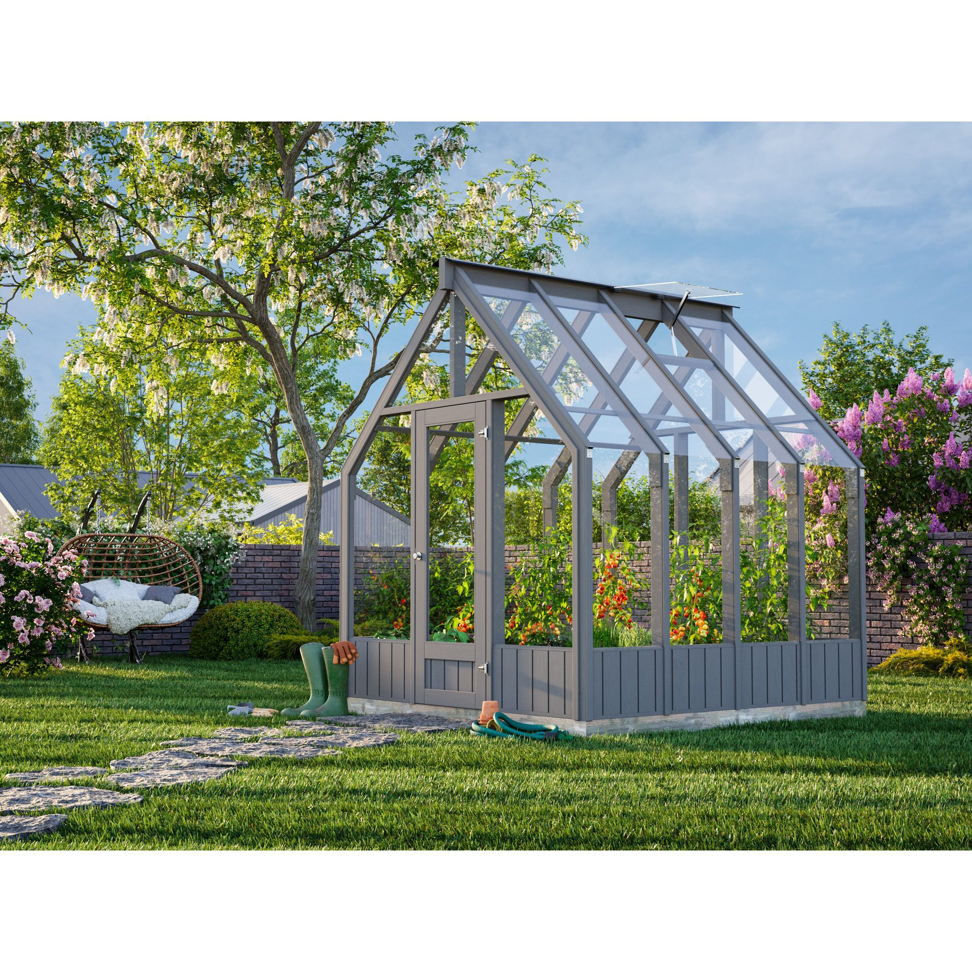 Växthus Palmako Emilia 5,8 m² (inv. 5,4 m²)
