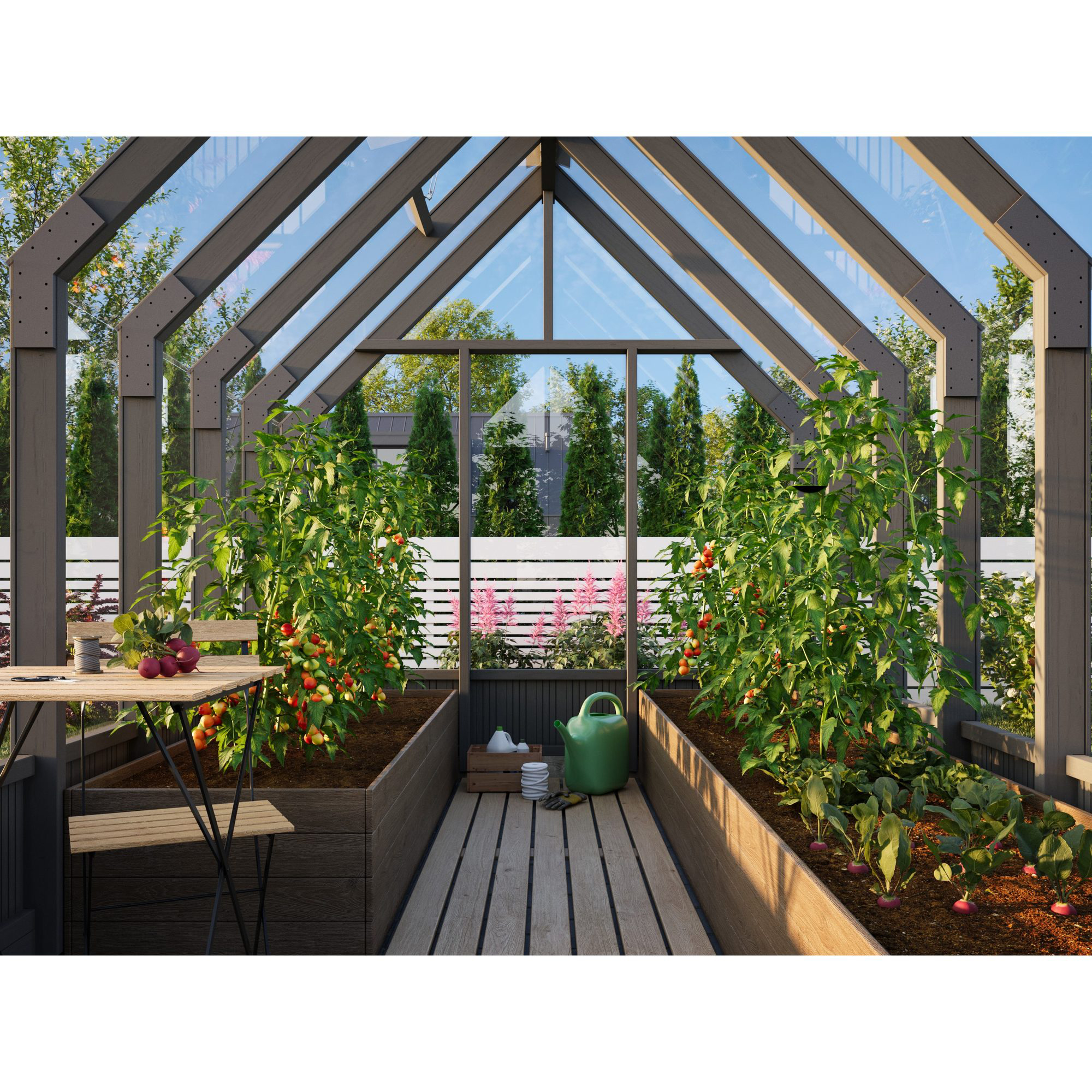 Växthus Palmako Emilia 5,8 m² (inv. 5,4 m²)