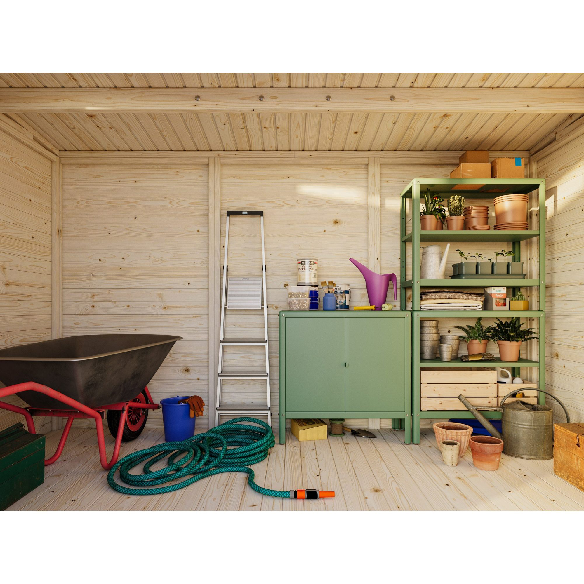 Förråd Palmako Elias 7,5 m² (inv. 7,3 m²)