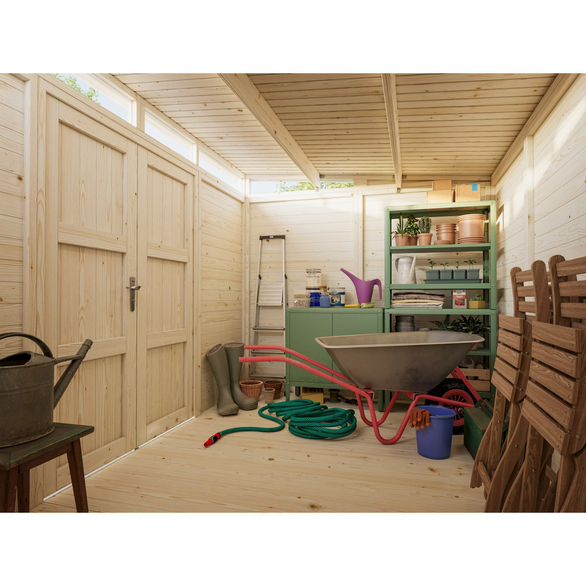 Förråd Palmako Elias 7,5 m² (inv. 7,3 m²)