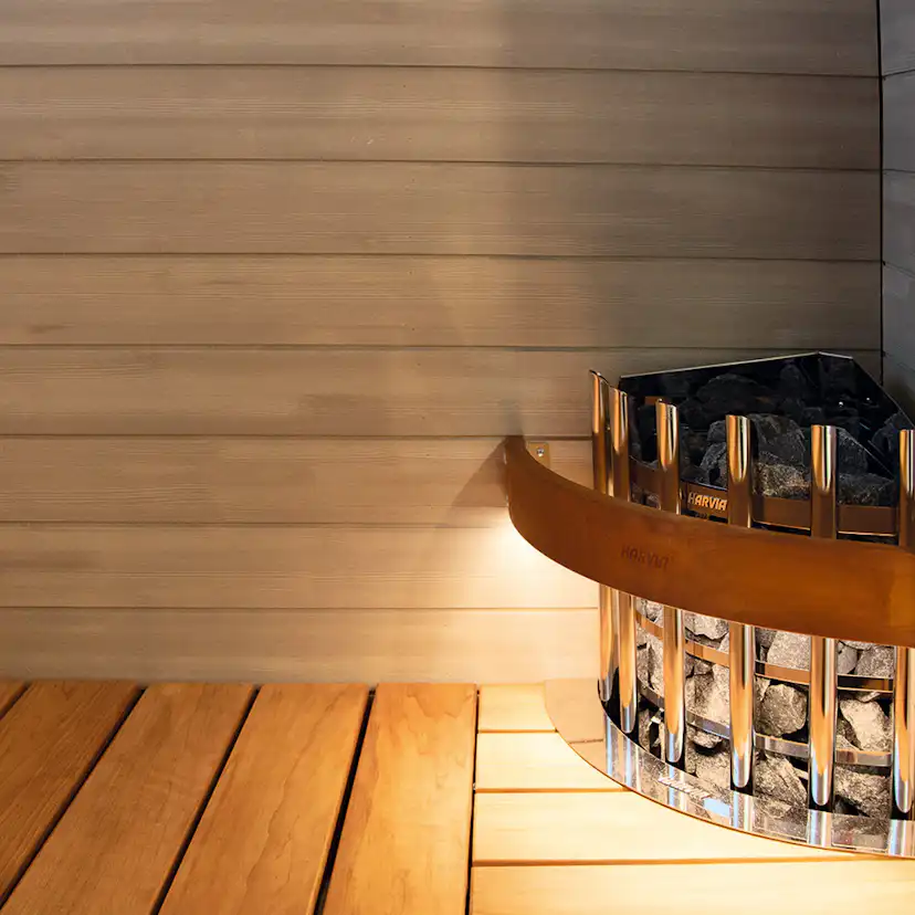 Skyddsräcke Harvia HTRC3L med Belysning