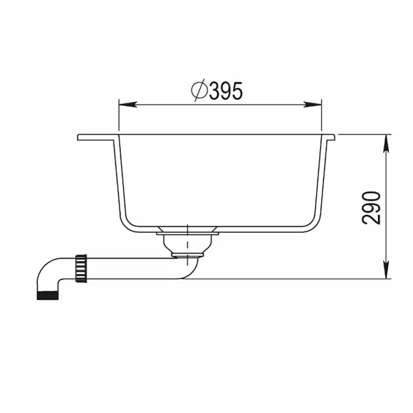 Diskho Lavabo Saturn Ø50,5