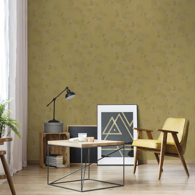 Tapet Superfresco Easy Kimono Gul/guld 120960