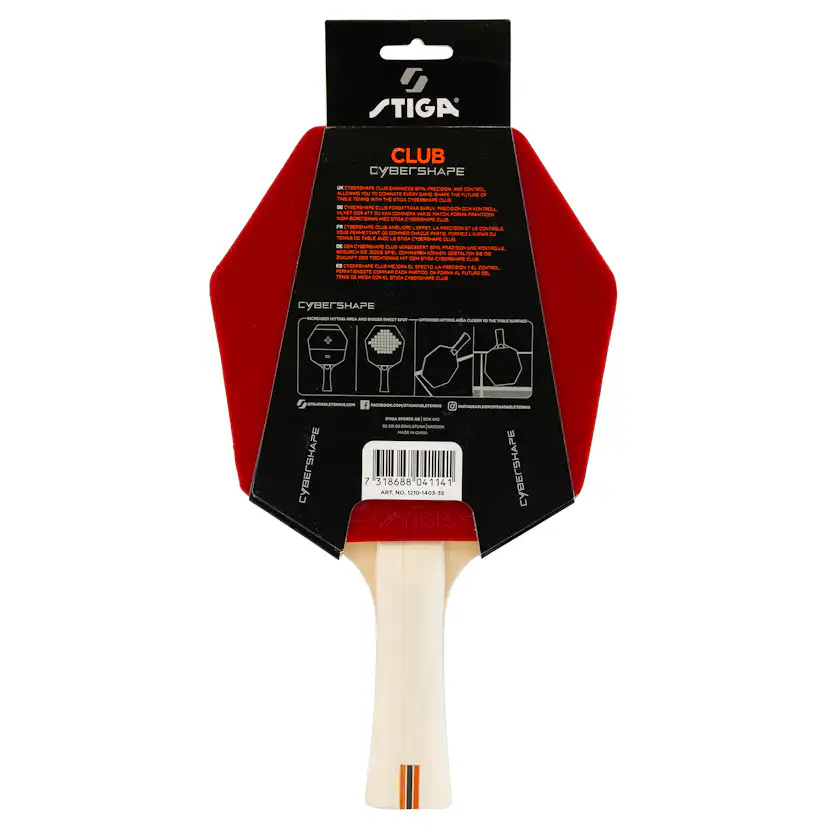Pingisracket STIGA Sports Club Cybershape