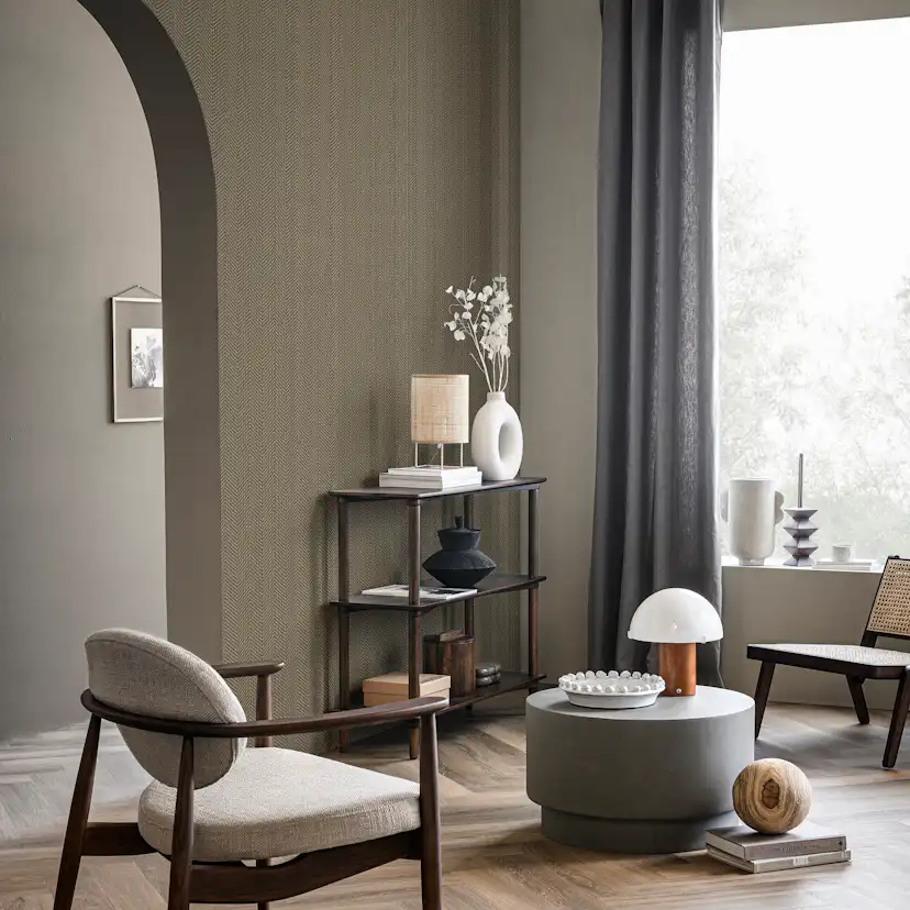 Tapet Vtwonen Herringbone Guld 121000