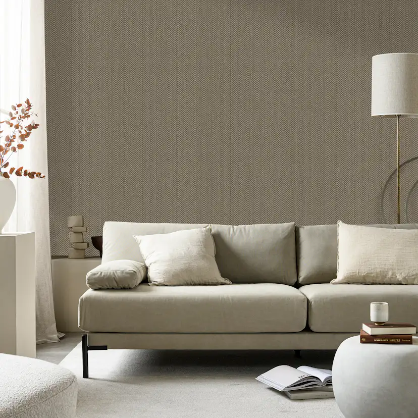 Tapet Vtwonen Herringbone Guld 121000