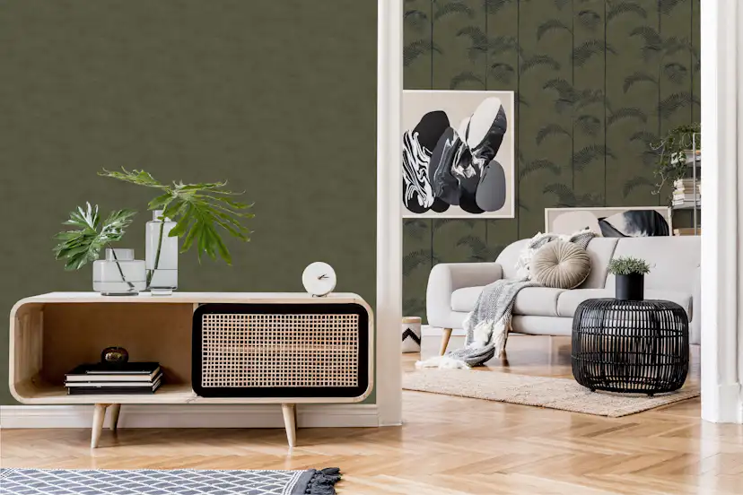 Tapet LOOKS by Wolfgang Joop Looks Palm Grön 121009