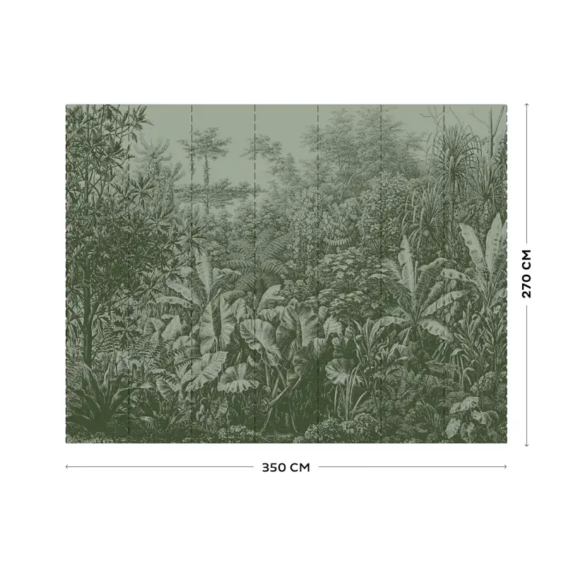 Fototapet LOOKS by Wolfgang Joop Looks Regnskog Grön 121029