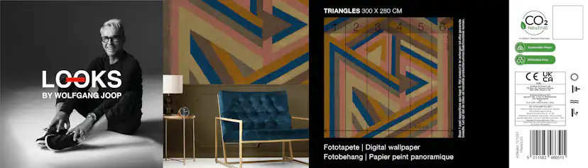 Fototapet LOOKS by Wolfgang Joop Looks Geometrisk 121031