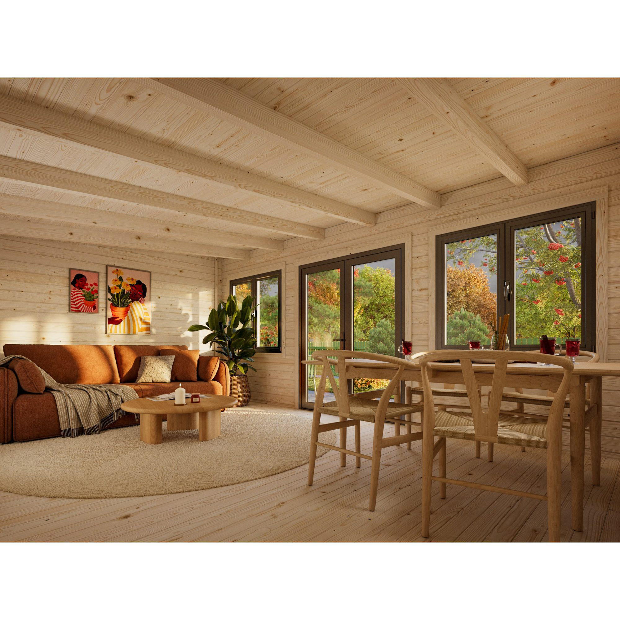 Stuga Palmako Lisandra 20,1 m² (inv. 19,4 m² )