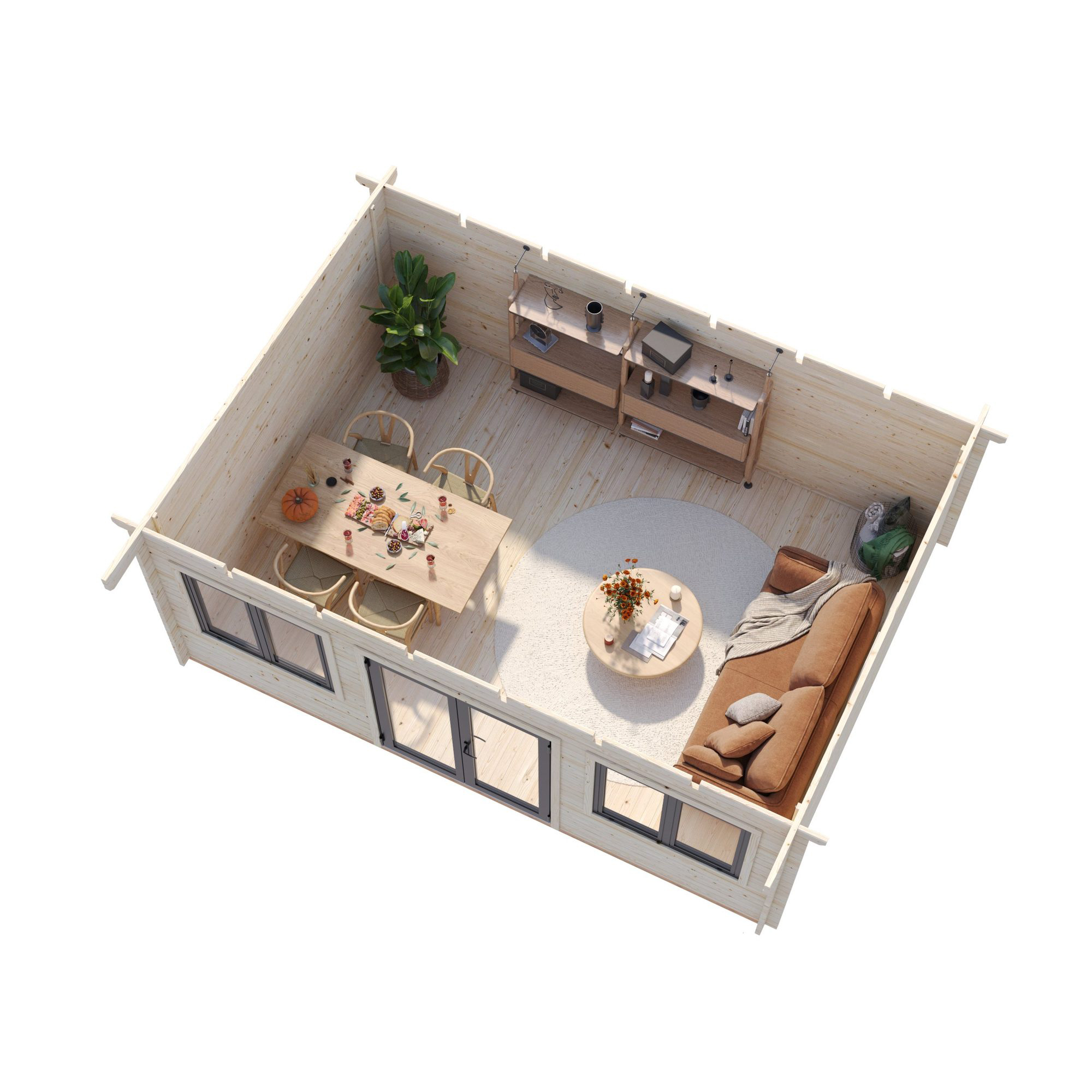 Stuga Palmako Lisandra 20,1 m² (inv. 19,4 m² )