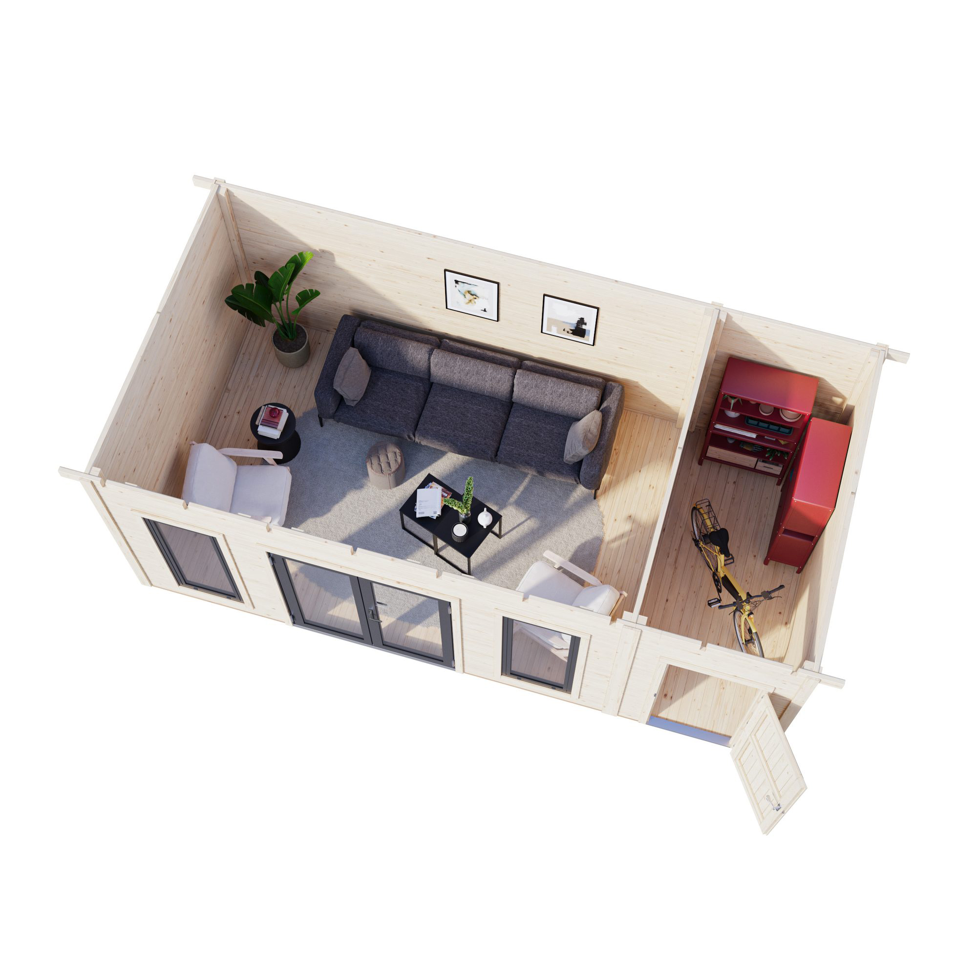 Stuga Palmako Aurelia 17,6 m² (inv. 16,7 m²)