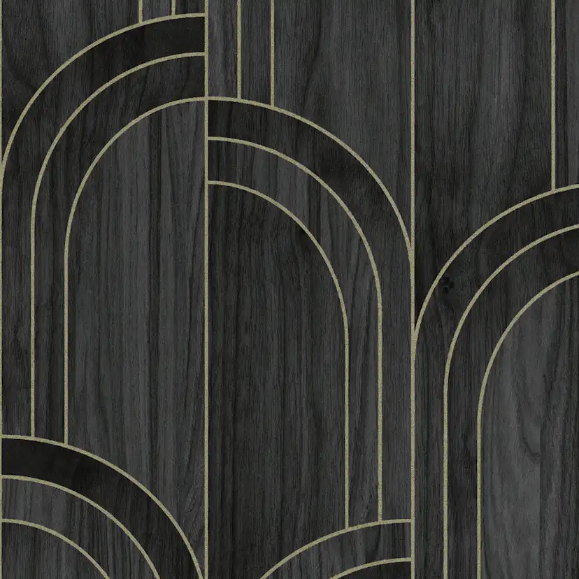 Tapet Sublime Modella Trä Svart 121153