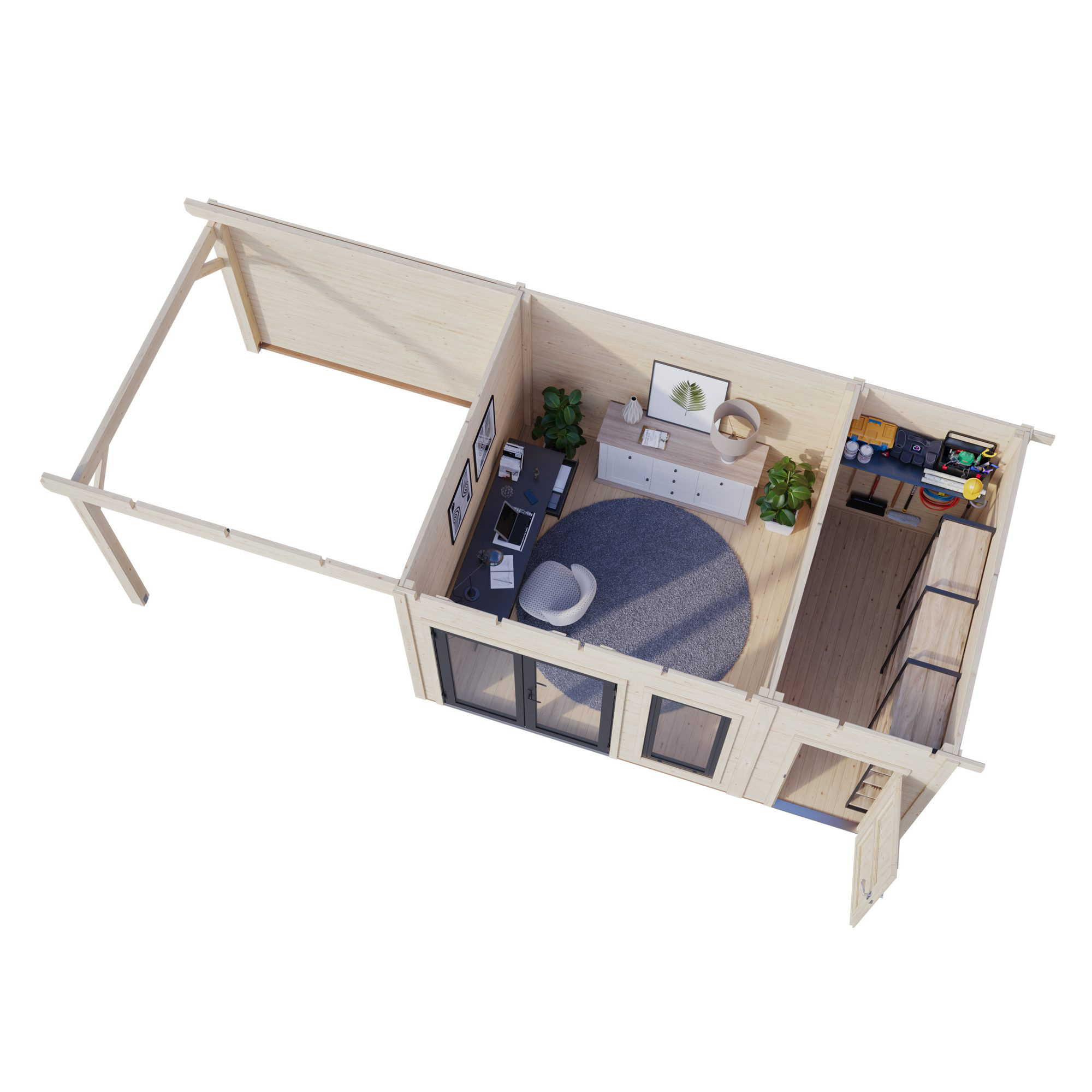 Stuga Palmako Aurelia 21,4 m² (inv. 20,3 m²)