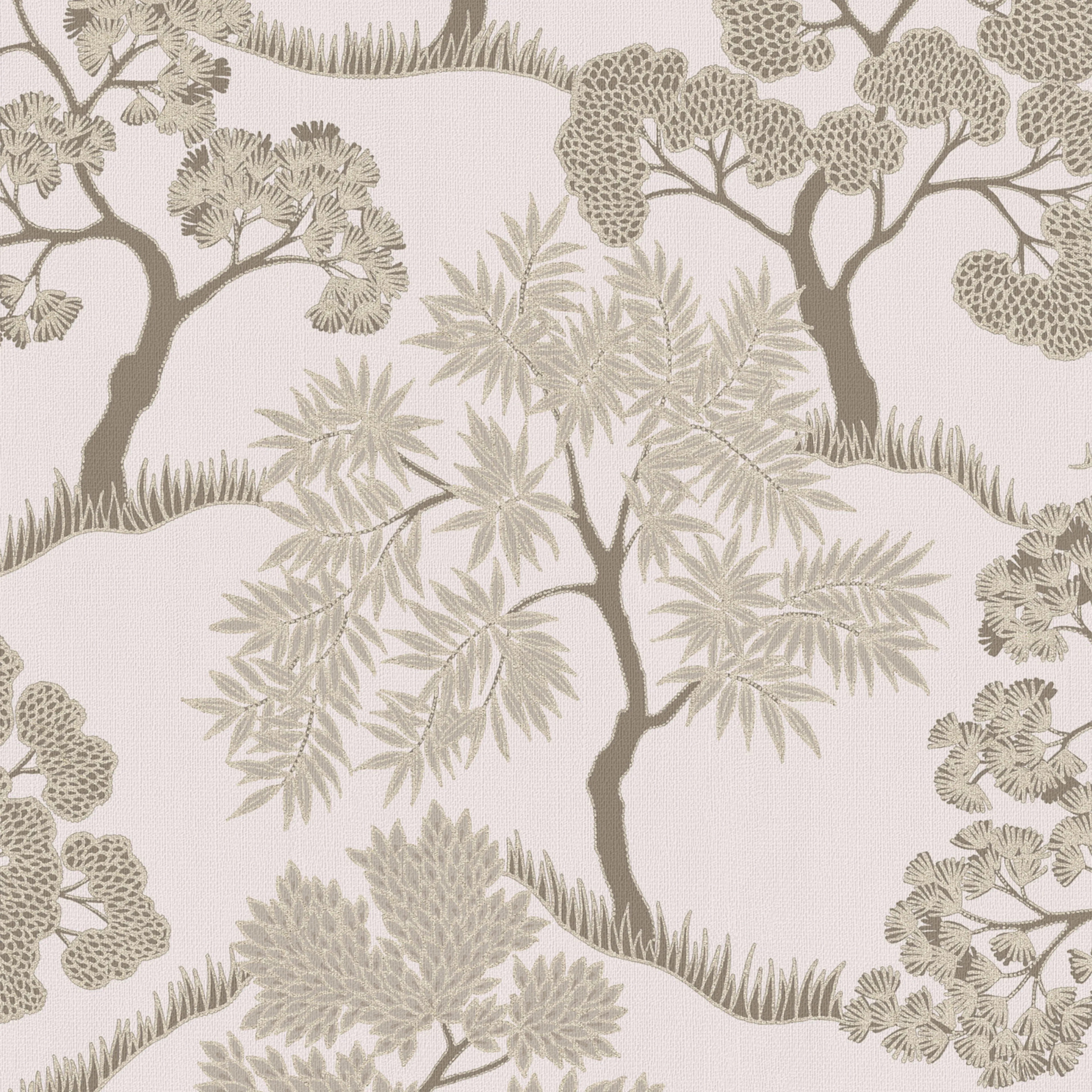 Tapet Sublime Trees Natural Guld 121160