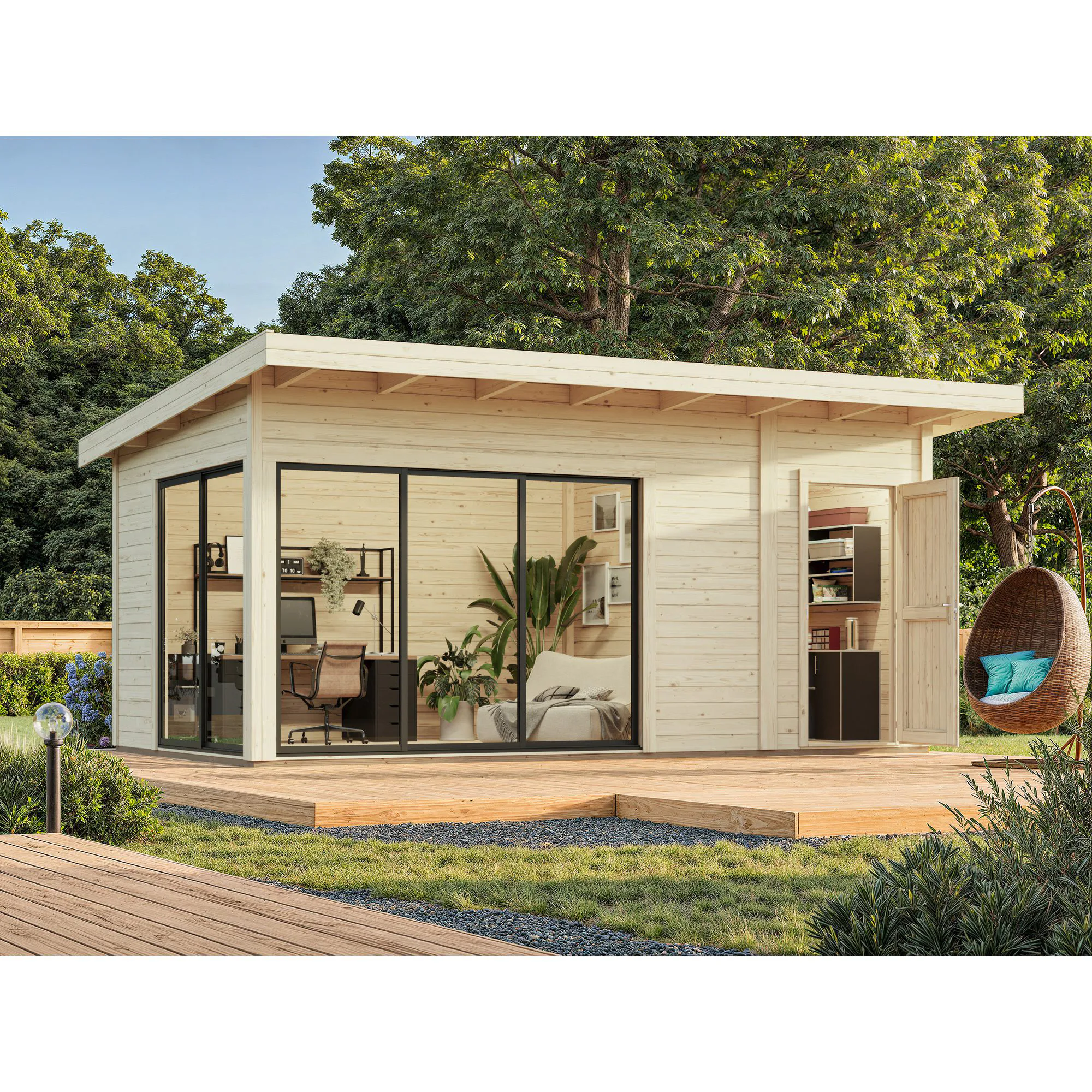 Stuga Palmako Andrea 15,9 m² Slide (inv. 15,2 m²)