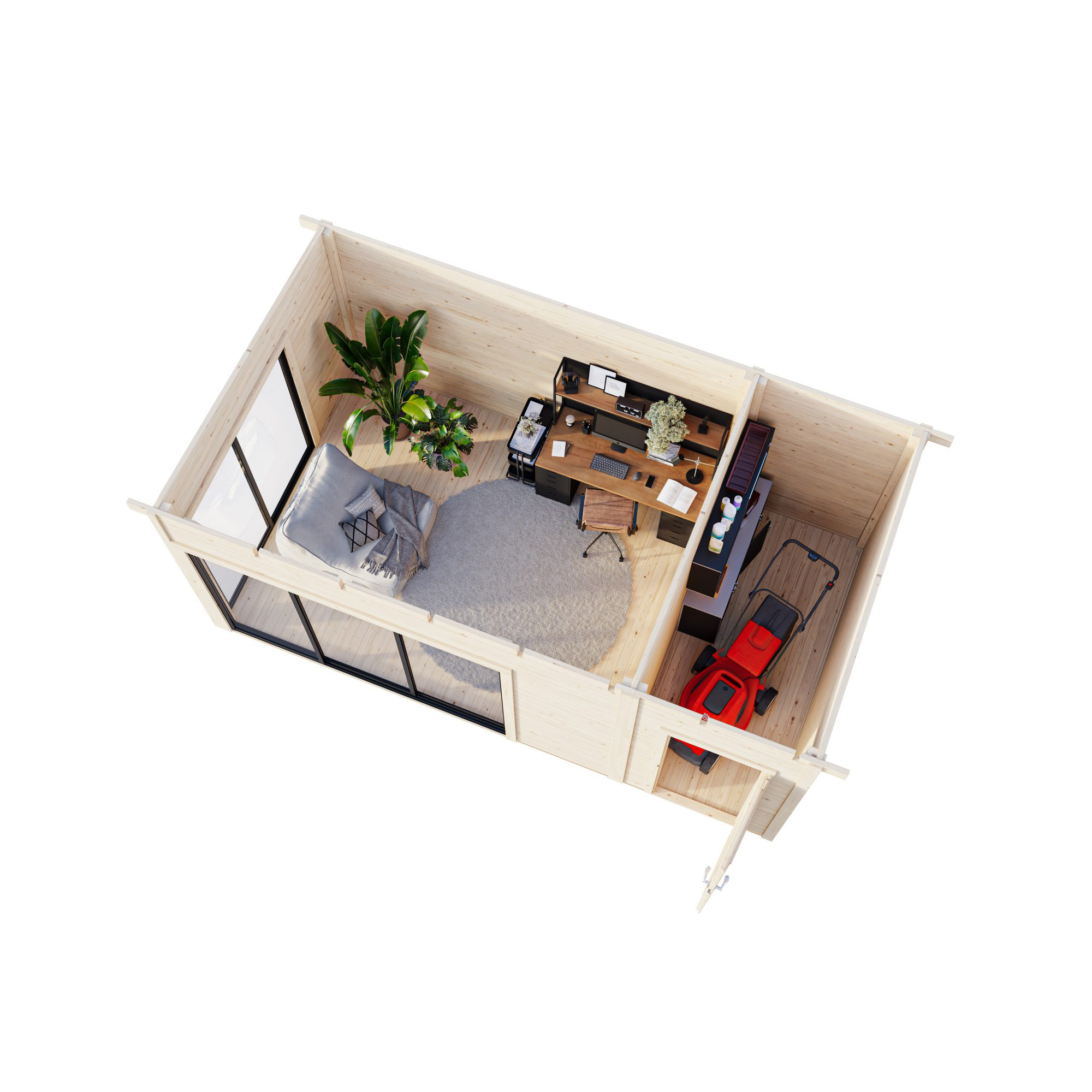 Stuga Palmako Andrea 15,9 m² Slide (inv. 15,2 m²)