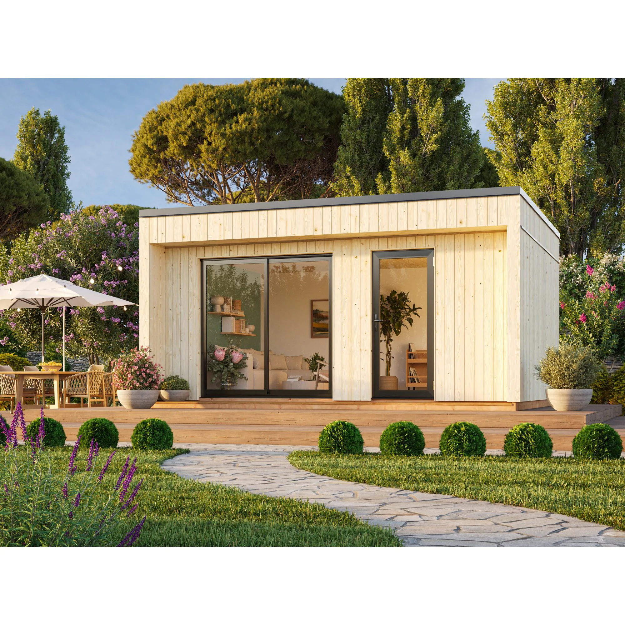 Trädgårdshus Palmako Johanna 25,2 m² (inv. 19,4 m² )
