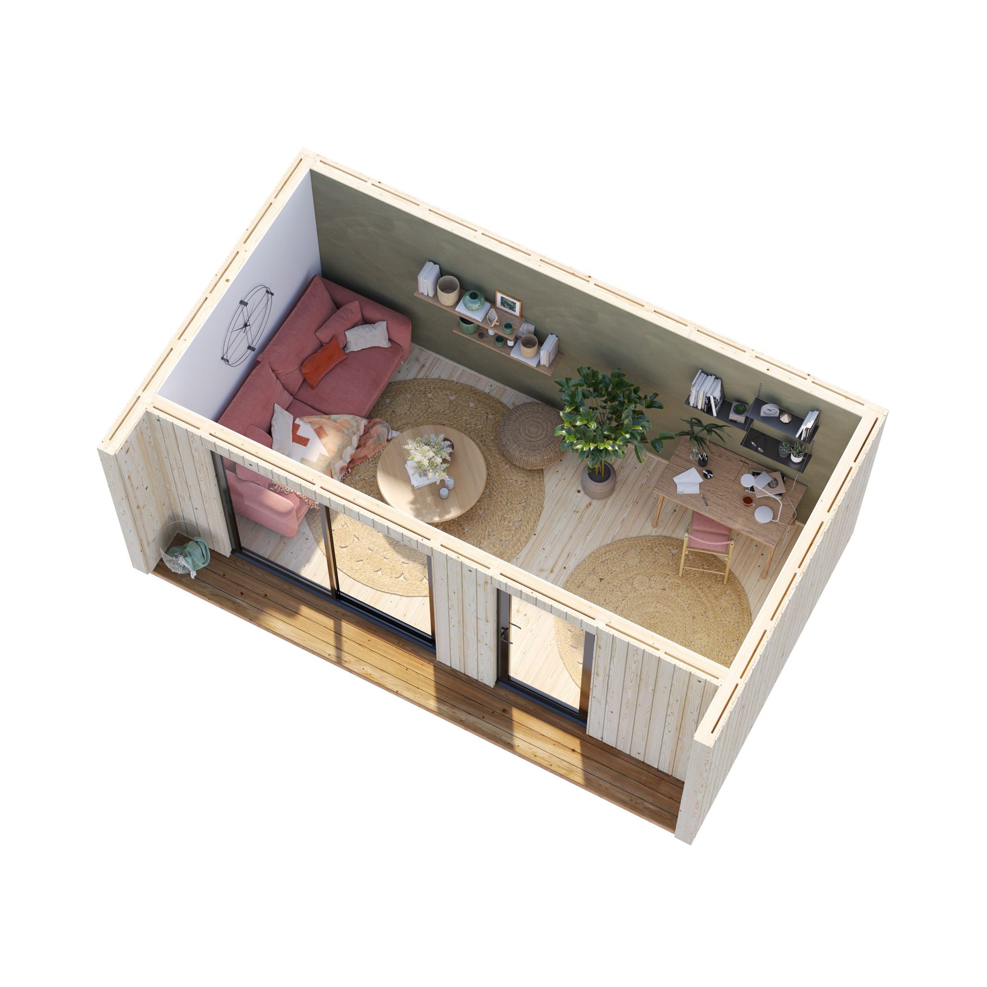 Trädgårdshus Palmako Johanna 25,2 m² (inv. 19,4 m² )