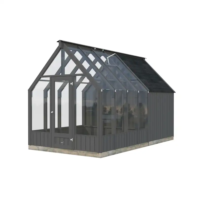 Växthus Palmako Emilia 10,2 m² (inv. 5,4+4,0 m²)