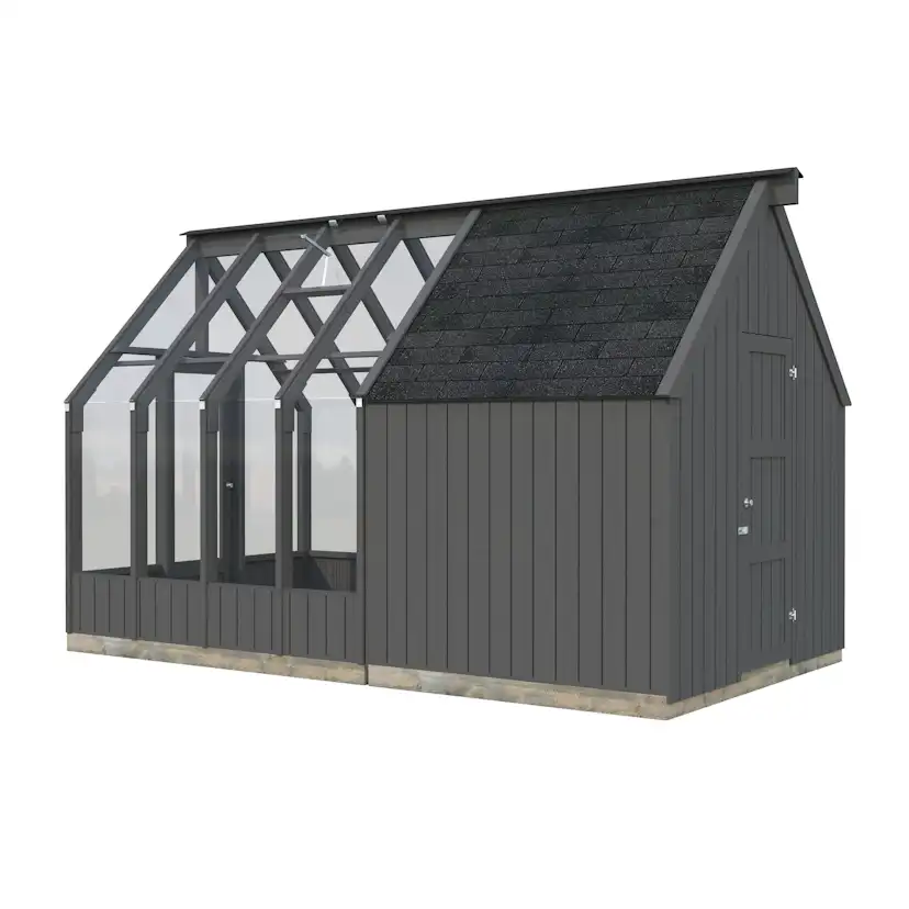 Växthus Palmako Emilia 10,2 m² (inv. 5,4+4,0 m²)