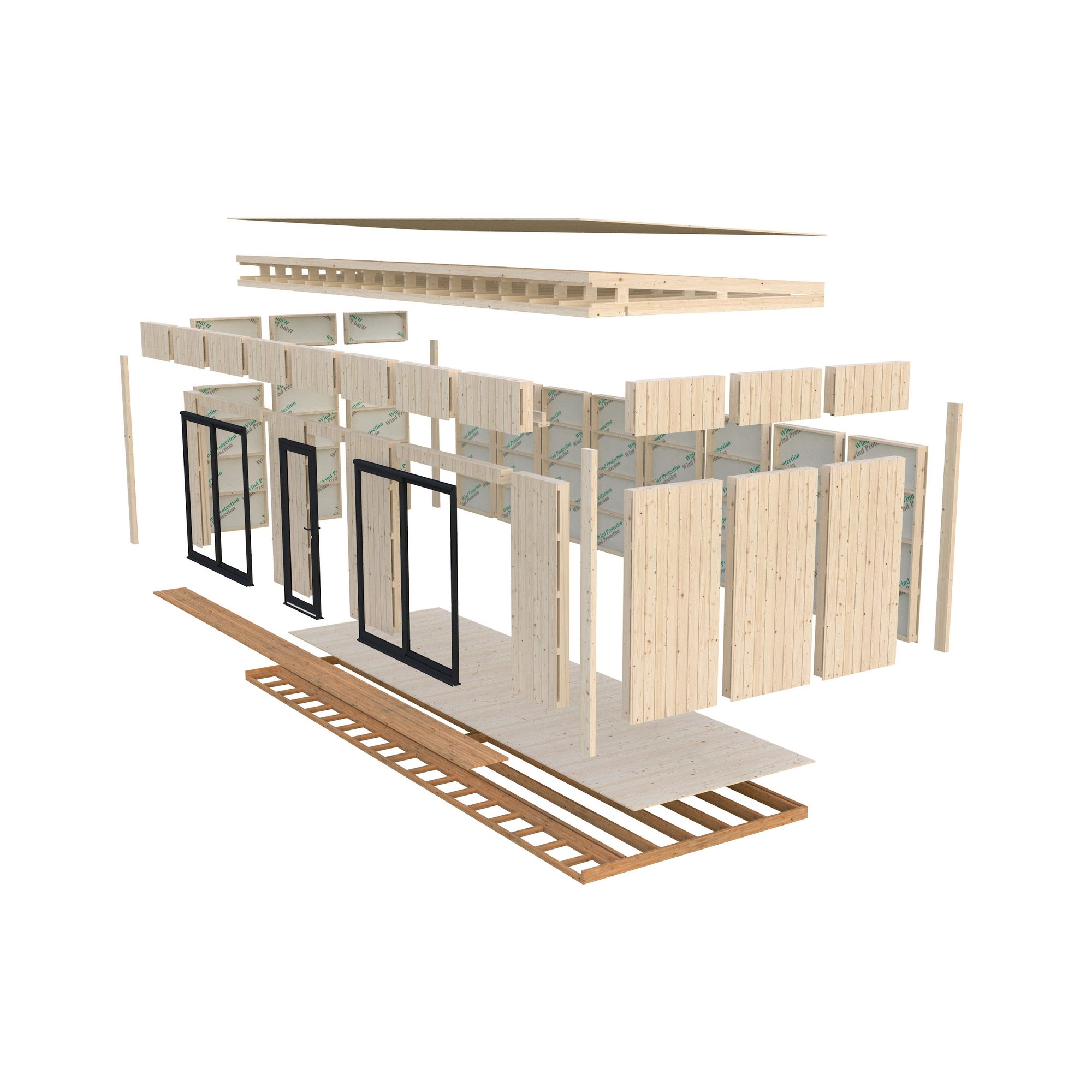 Trädgårdshus Palmako Johanna 30,6 m² (inv. 22,4 m² )