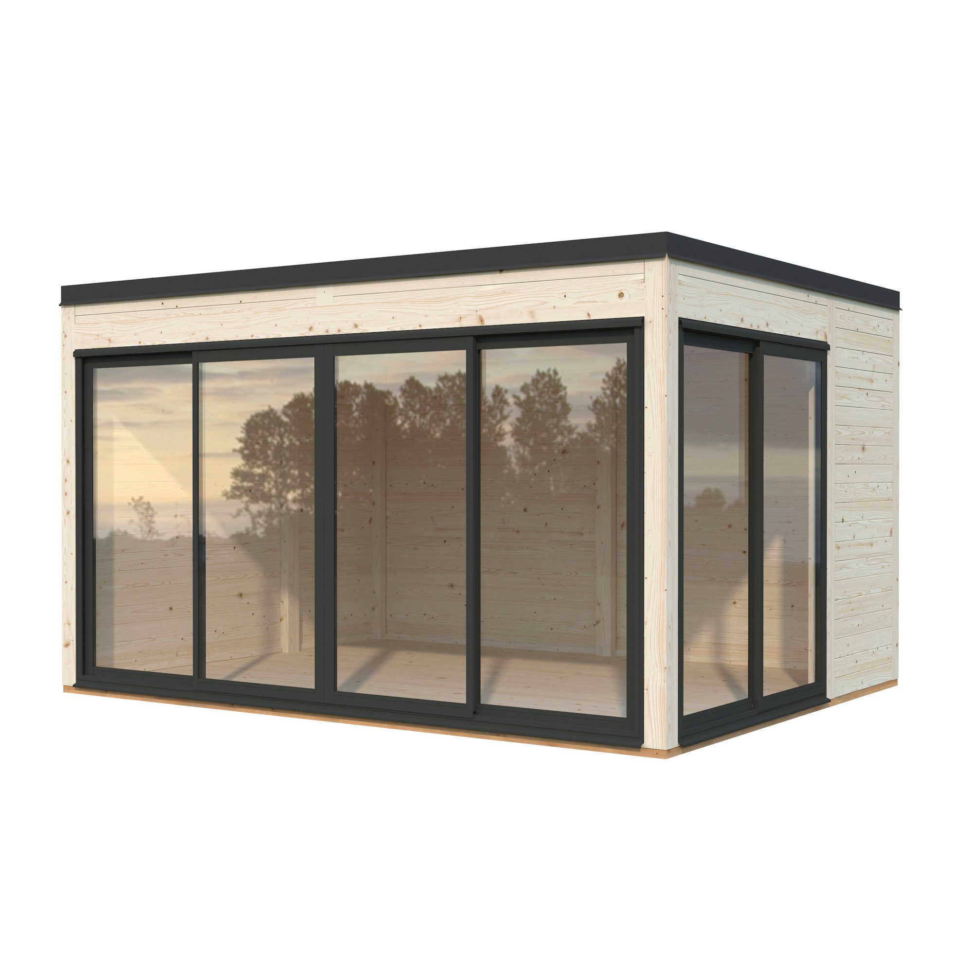 Stuga Palmako Serena 13,4 m² Set 1 Slide (inv. 12,6 m²)