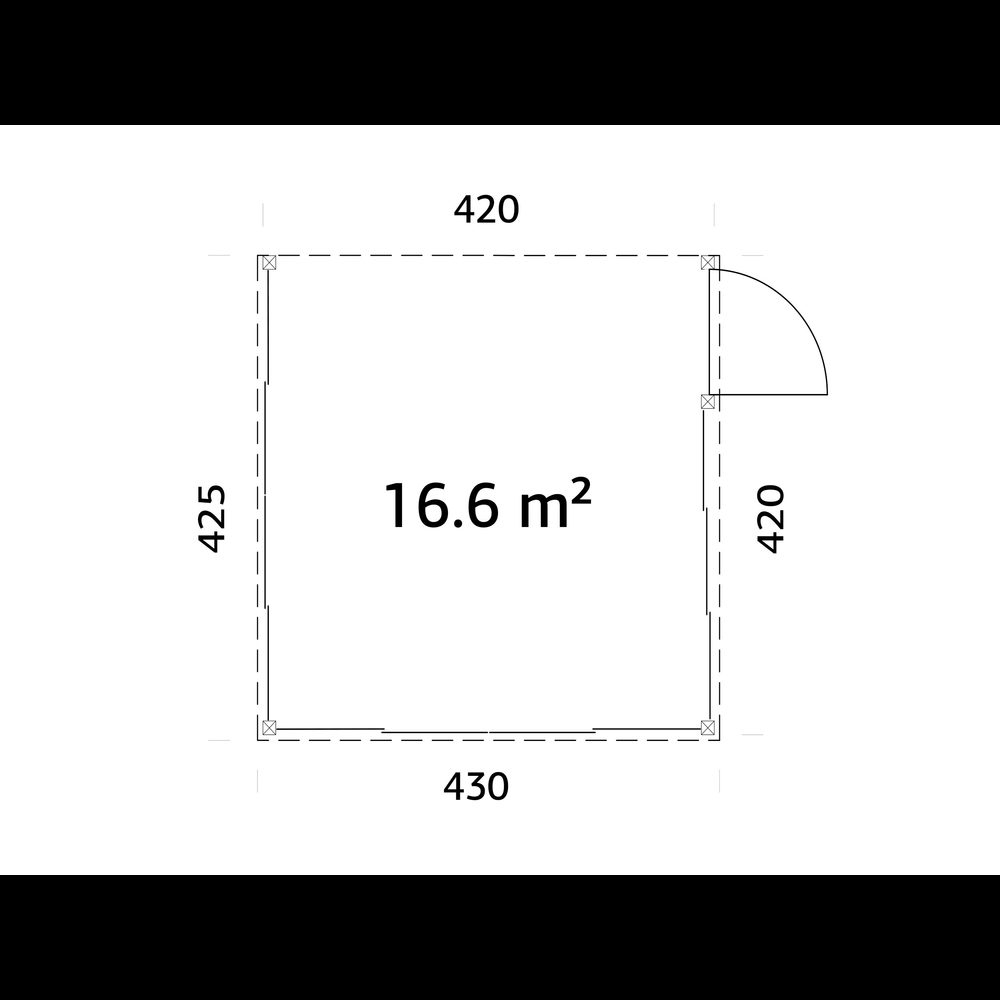 Uterum Palmako Lumi 17,6 m² (inv. 16,6 m²) Slide