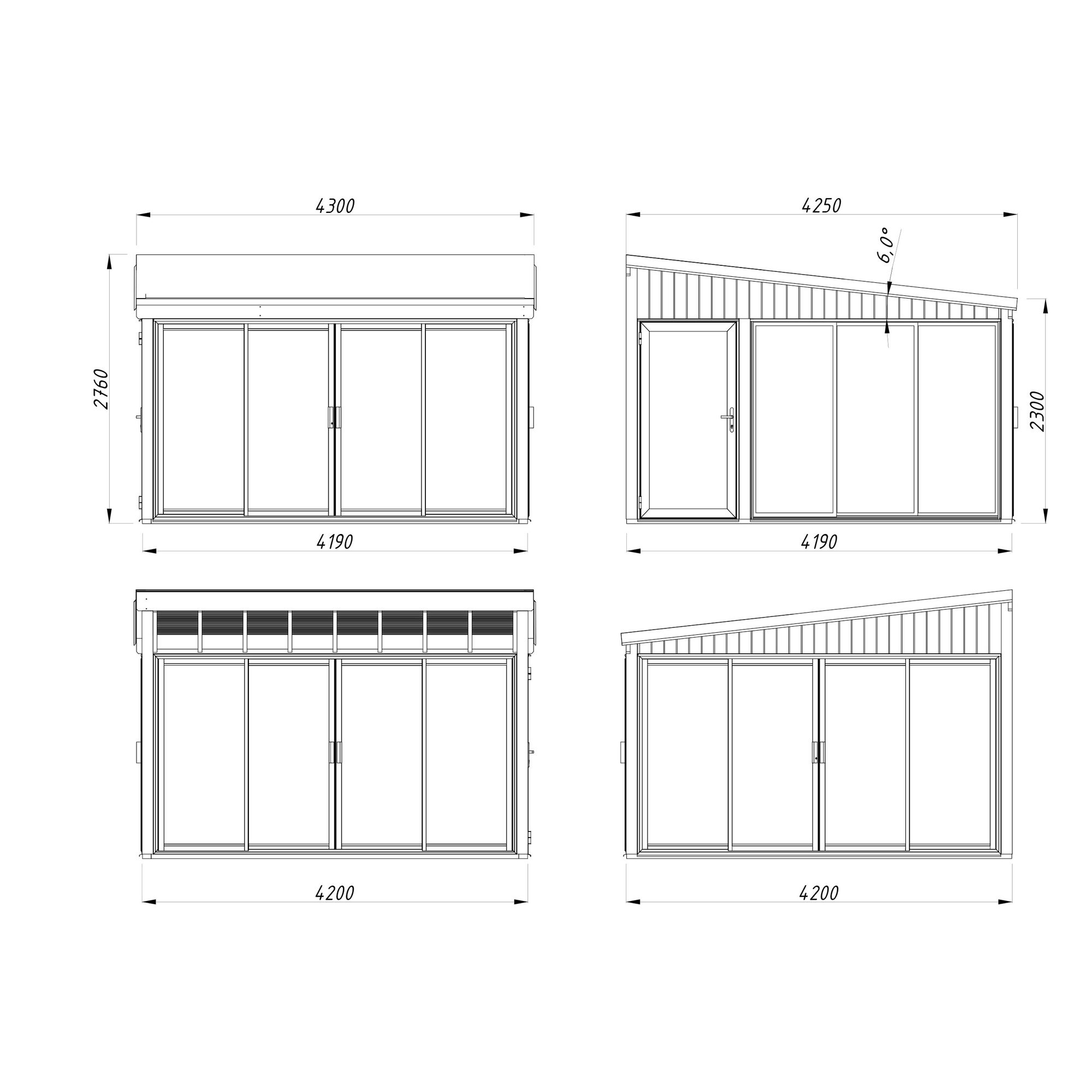 Uterum Palmako Lumi 17,6 m² (inv. 16,6 m²) Slide Plus