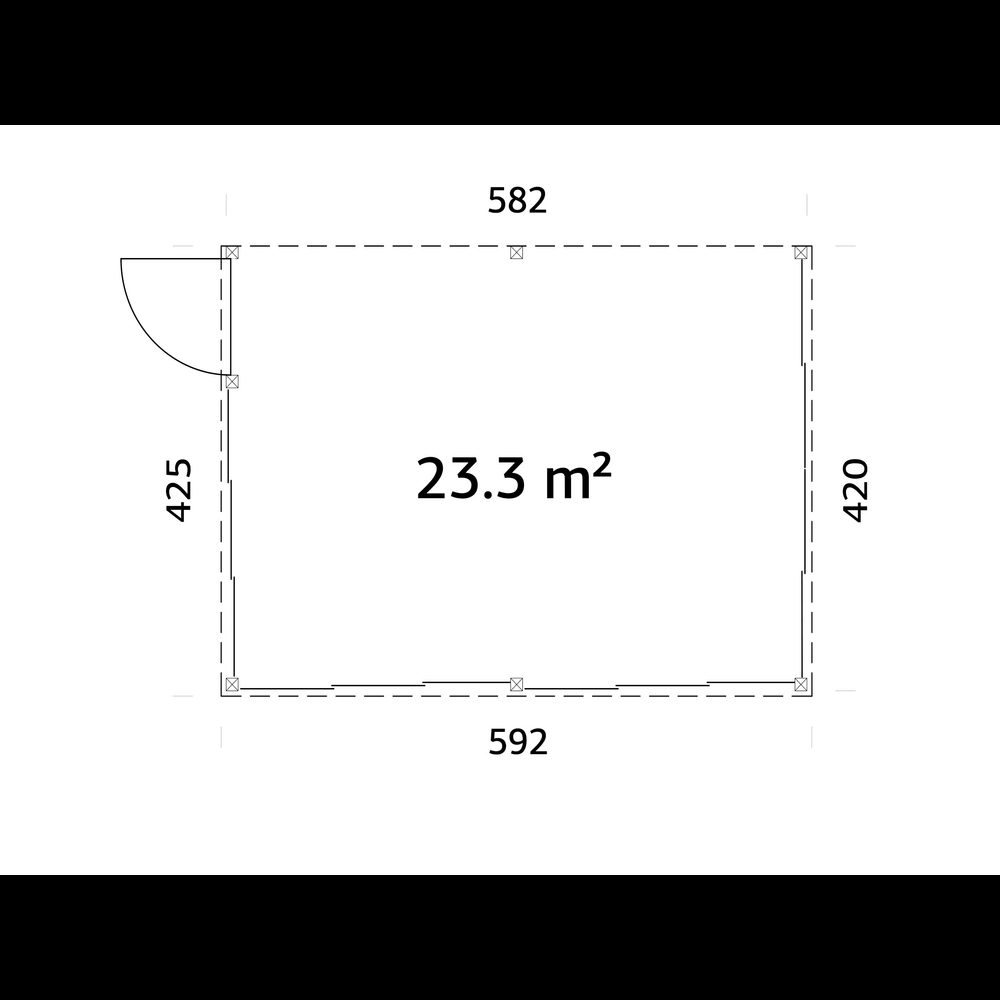 Uterum Palmako Lumi 24,5 m² (inv. 23,3 m²) Slide