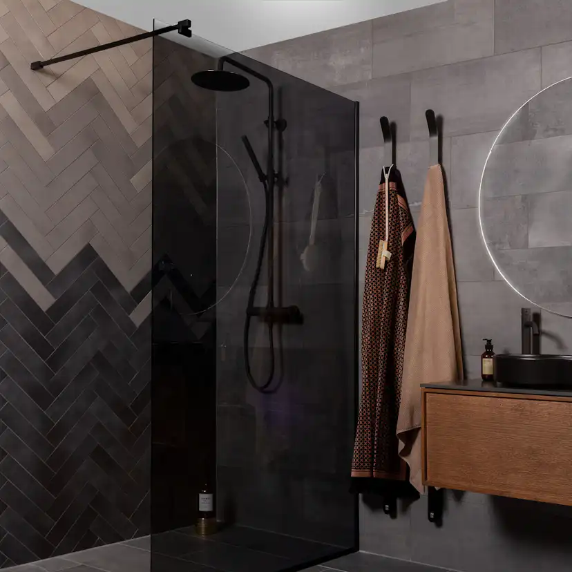 Klinker Arredo Detroit Mörkgrå 7x30 cm