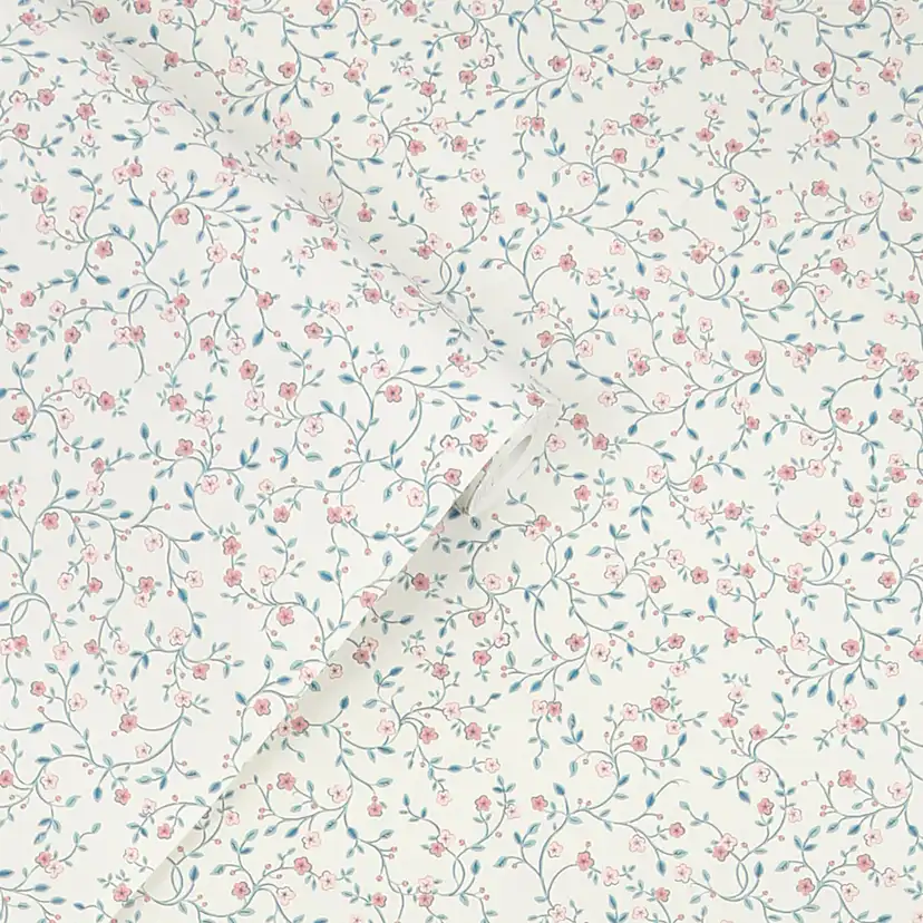 Tapet Laura Ashley Belncow Sprig Dark Duck Egg Blå 122749